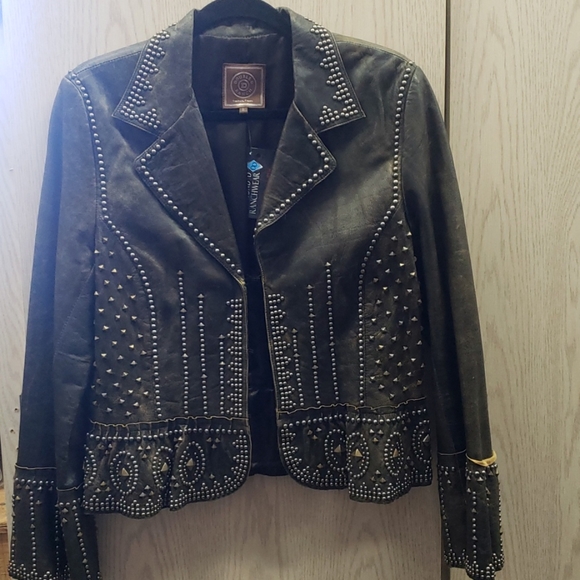 Double D Ranch Leather Jacket - Picture 1 of 3